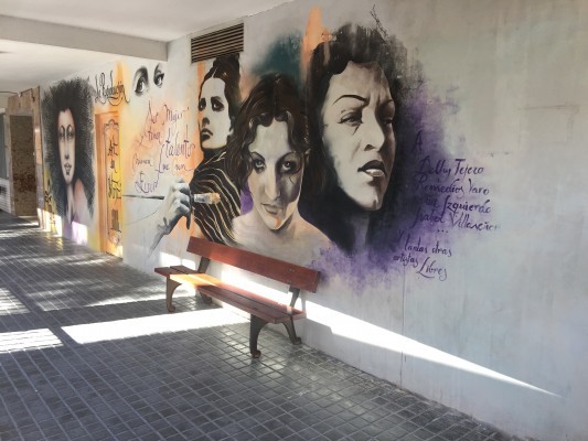 La alcaldesa de Petrer y los portavoces municipales piden a los propietarios que no borren los murales