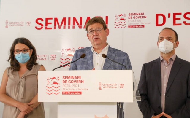 Los seminarios del Botànic ya solo quieren hacerlos Puig y Oltra