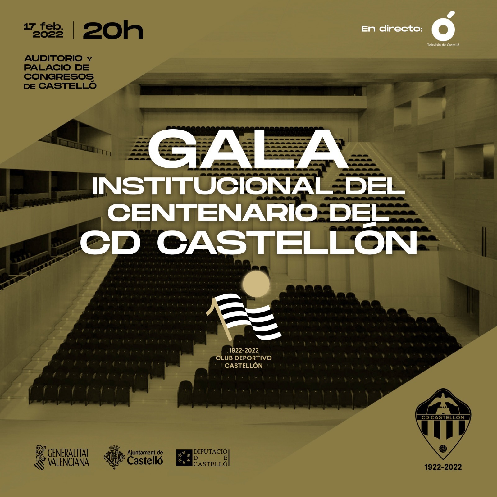 El Castellón estrenará este jueves el himno de su centenario
