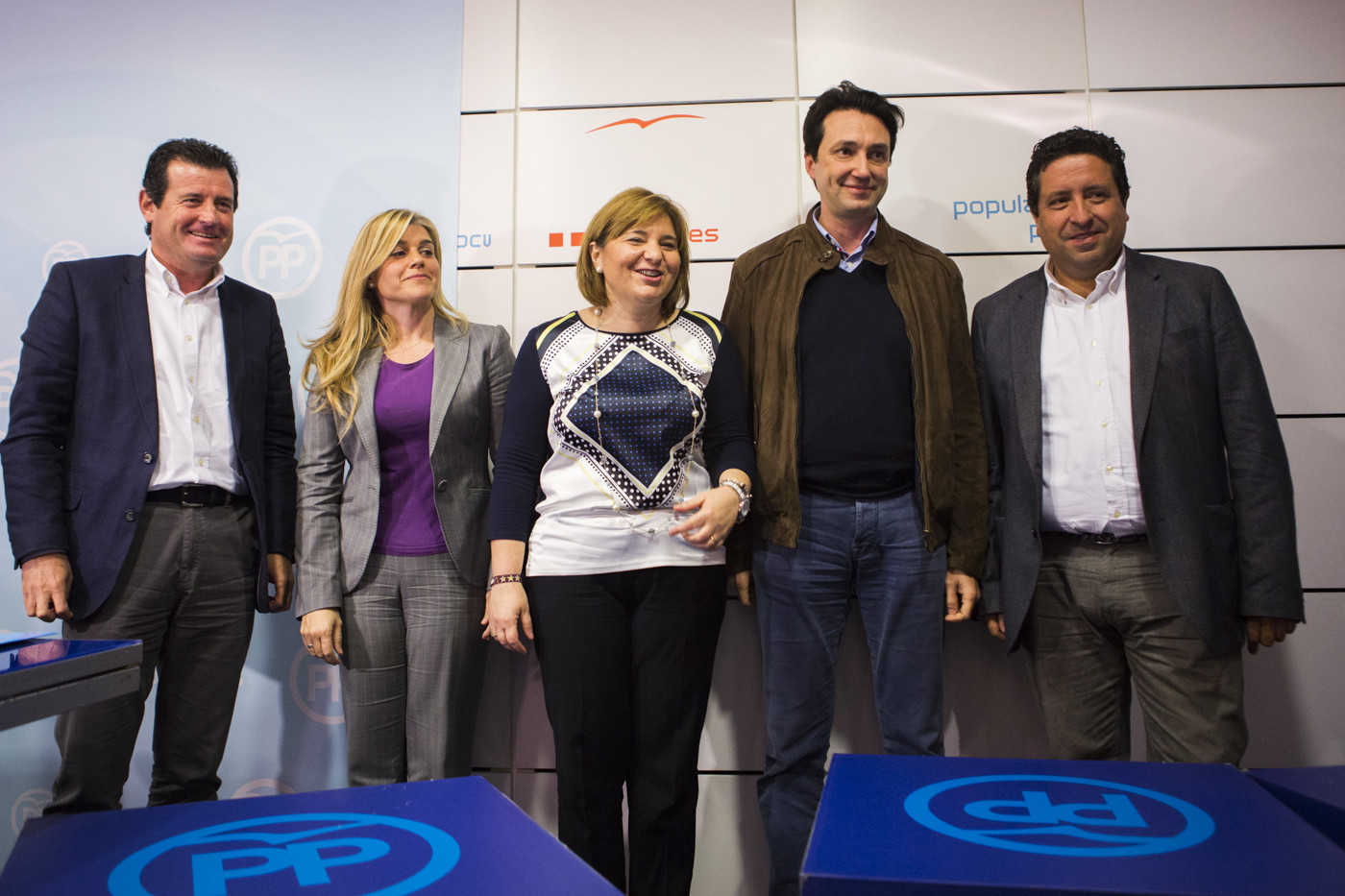 José Císcar, Eva Ortiz, Isabel Bonig, Vicente Betoret y Javier Moliner. EVA MÁÑEZ - 