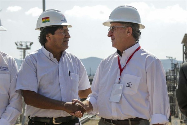 Repsol hace historia en Bolivia bajo la atenta mirada de Evo Morales
