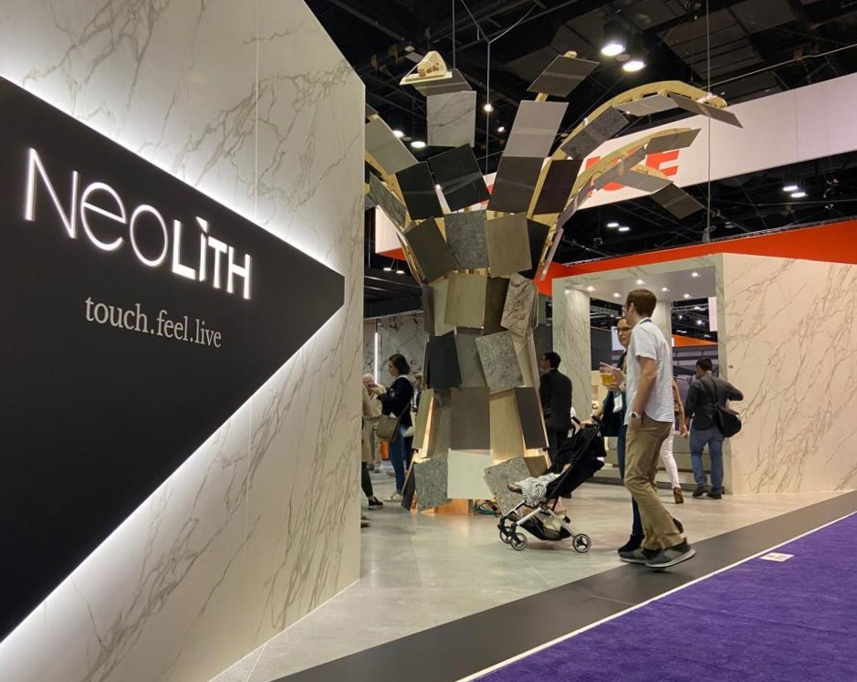Neolith conquista a diseñadores, consumidores y arquitectos en la feria KBIS 2022 de Orlando