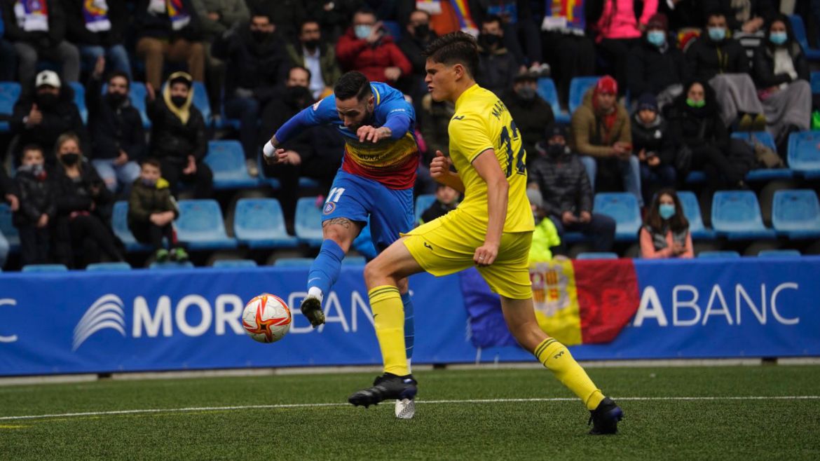 El Villarreal B vence en Andorra y vuelve al liderato
