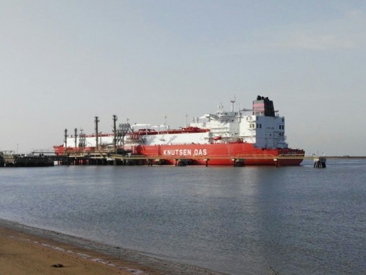 Un 69% del gas que entró a España en enero lo hizo en barco, frente al 45% de un año antes