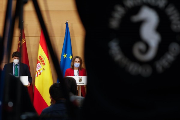 Miras pide a Ribera eliminar el regadío ilegal que queda en el Mar Menor: 