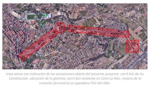 L'Alfàs licita la primera fase de las obras de mejora de la movilidad entre el centro y la playa 