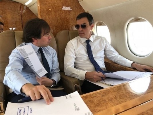 Top secret: el viaje de Pedro Sánchez a la Región con el Falcon se convierte en secreto de Estado