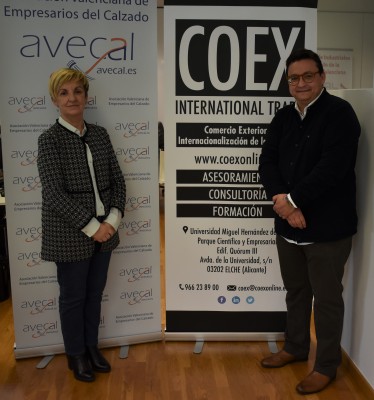 Avecal y COEX International Trade promueven la internacionalización del calzado de la Comunitat