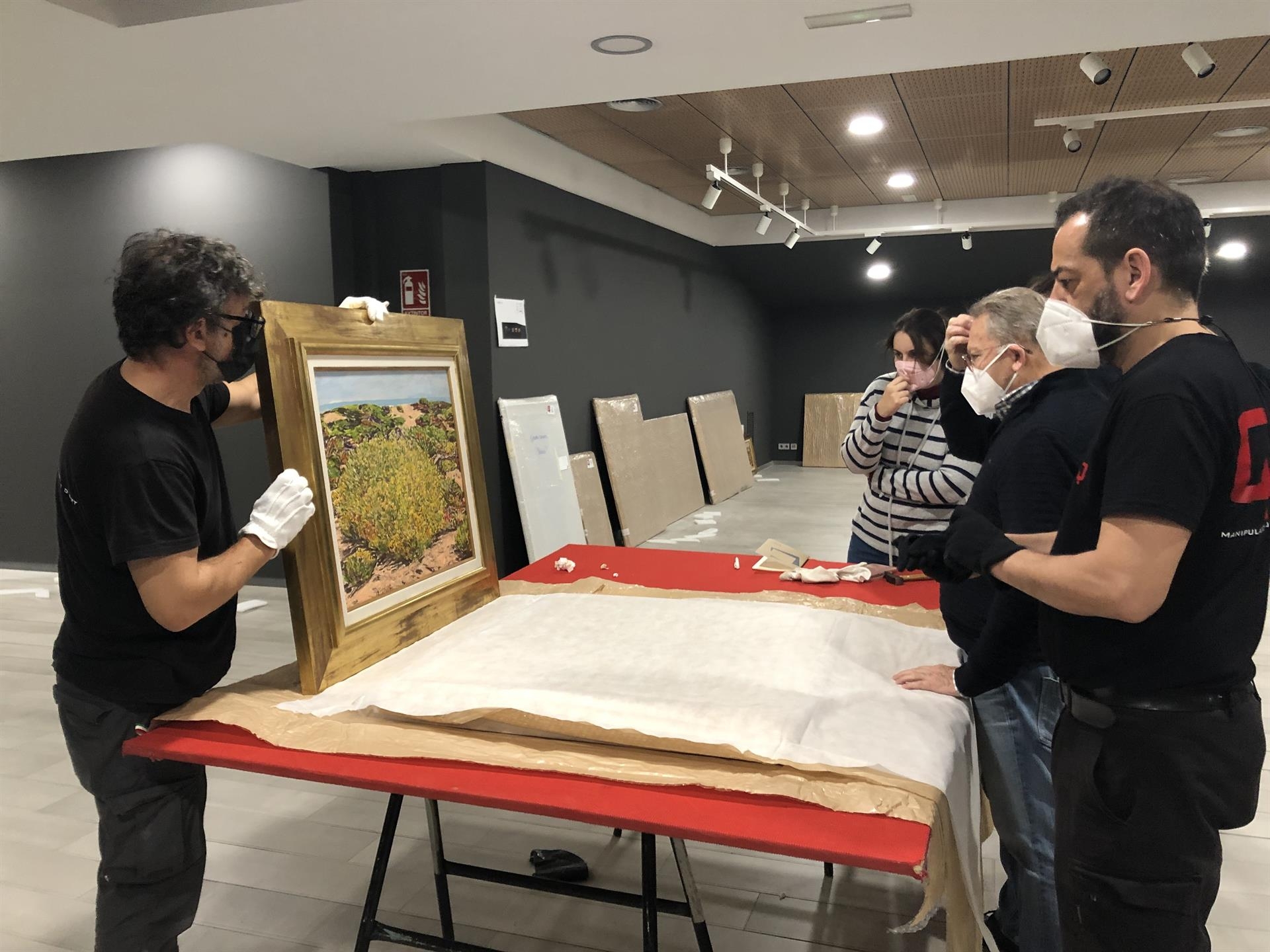 La pintura de Porcar, Lahuerta y Lozano desembarca en Fundación Bancaja