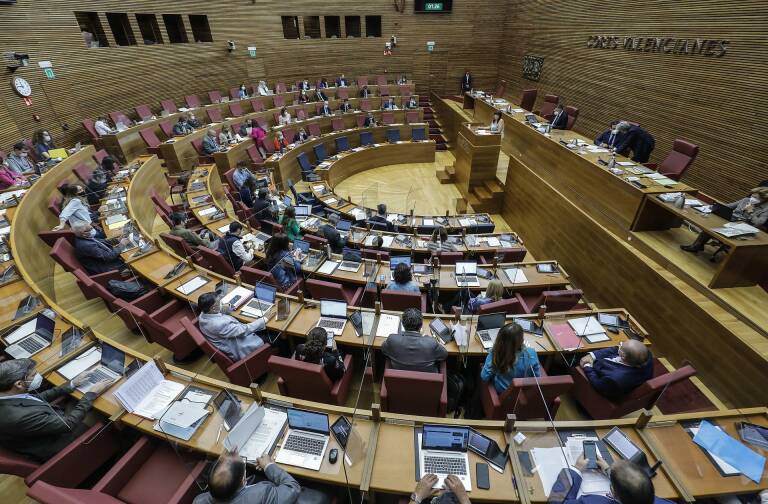 Les Corts celebran el primer pleno del año 2022 con sesión de control al Consell