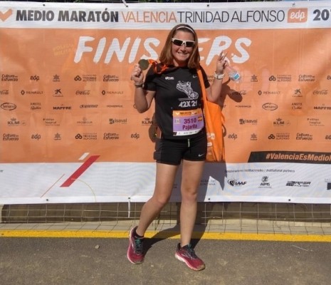 La yeclana Ángeles Polo completará 42 medias maratones en 21 meses tras superar un cáncer 