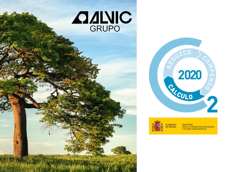 Grupo Alvic obtiene el sello del Registro de huella de carbono y proyectos de absorción de CO2 del Ministerio para la Transición Ecológica
