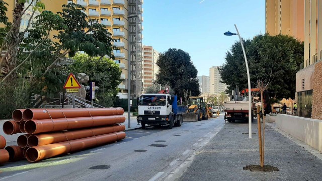 Benidorm inicia las obras de renovación de infraestructuras en la calle Jaén

