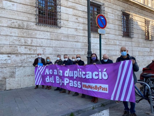 La plataforma No+ByPass pide a Delegación del Gobierno que anule el proyecto de duplicación