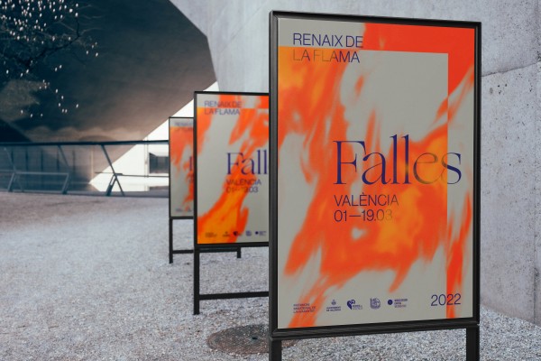 Estudio Menta desvela los entresijos del primer cartel de Fallas en movimiento

