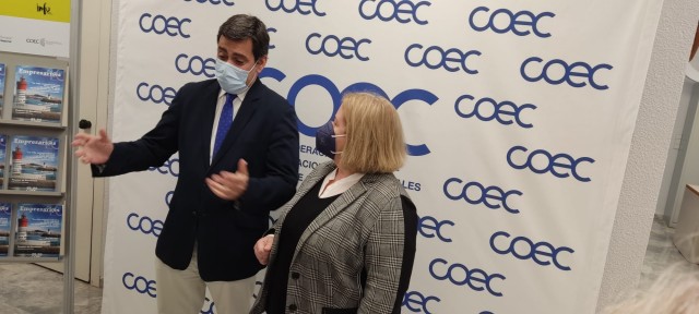 Coec reclama a Díez de Revenga el desdoblamiento de la carretera de La Palma y el consejero recoge el guante

