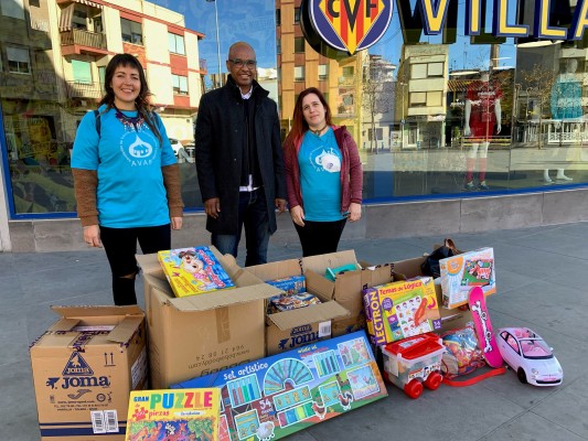 El Villarreal CF culmina la campaña solidaria 'Otra vida para tu juguete'