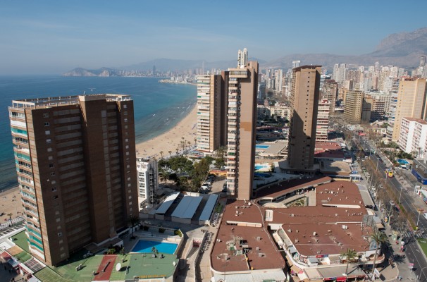 Benidorm perdió un 65% de sus pernoctaciones en 2021

