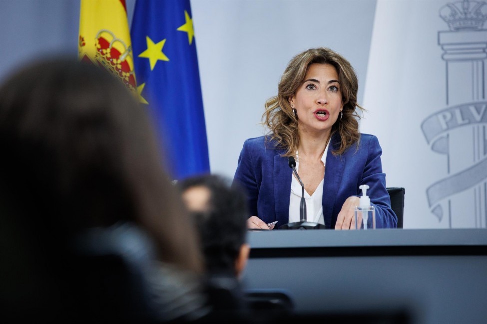 La ministra de Transportes, Raquel Sánchez. Foto: EUROPA PRESS/A.MARTÍNEZ.POOL - 