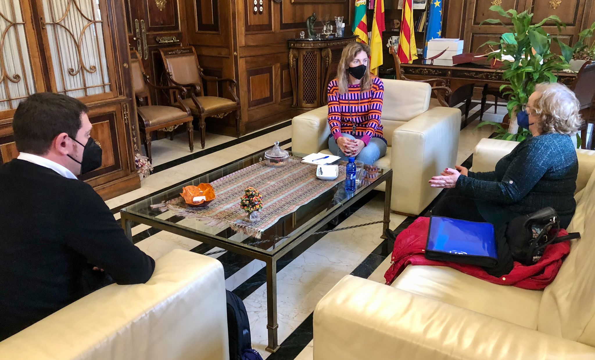 Marco y Garcia se reúnen con representantes del sector de la limpieza para ofrecerles su apoyo
