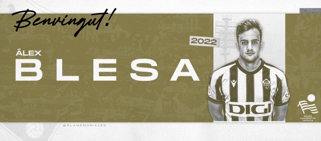 El Castellón confirma la cesión de Álex Blesa hasta final de temporada