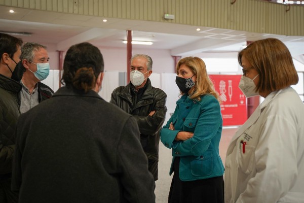 El punto de vacunación de La Pérgola en Castelló inocula más de 13.000 dosis desde su apertura