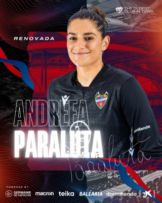 Paraluta renueva con el Levante hasta 2024