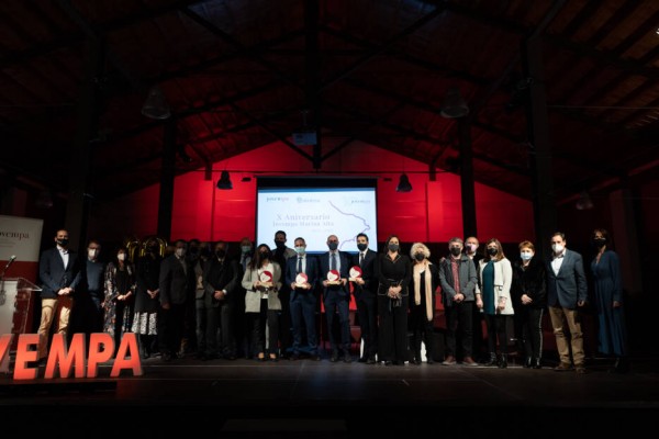 Jovempa Marina Alta homenajea a sus impulsores en su 10º aniversario