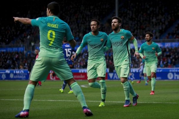 El Barcelona se da un festín ante el Alavés