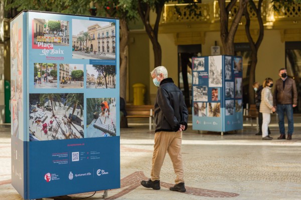 Elche rememora historia y transformación del centro con una exposición en la Corredora