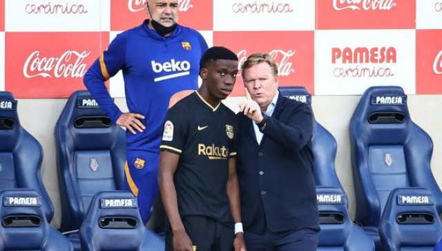 Ilaix Moriba fue el 'candado' de Koeman 