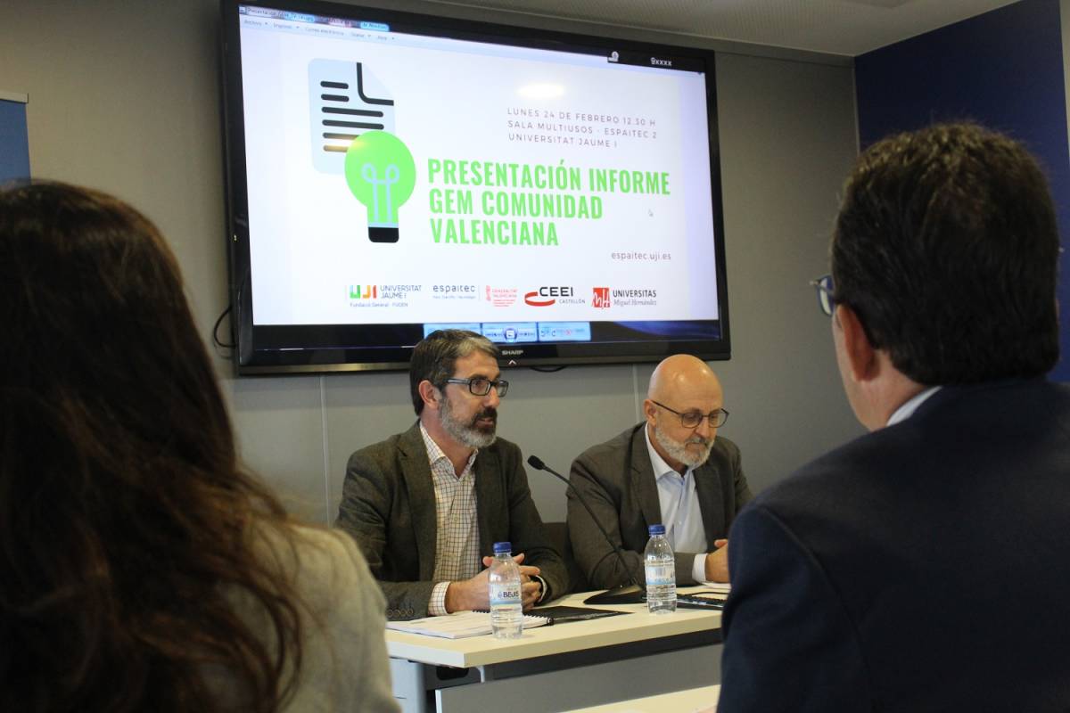 CEEI acoge la presentación del Informe GEM que analiza el emprendimiento en la Comunitat