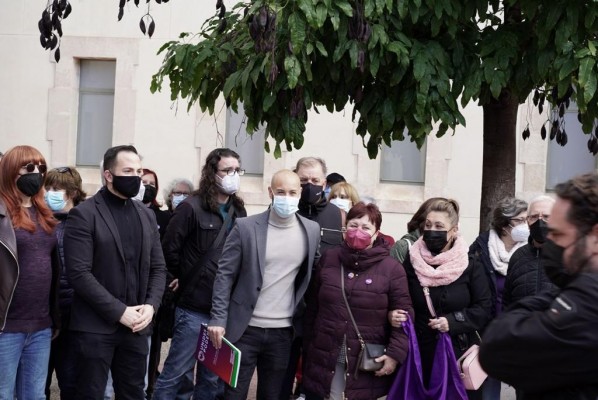 Unides Podem EU y Compromís arropan a sus ediles de Alicante frente a la denuncia de Vox