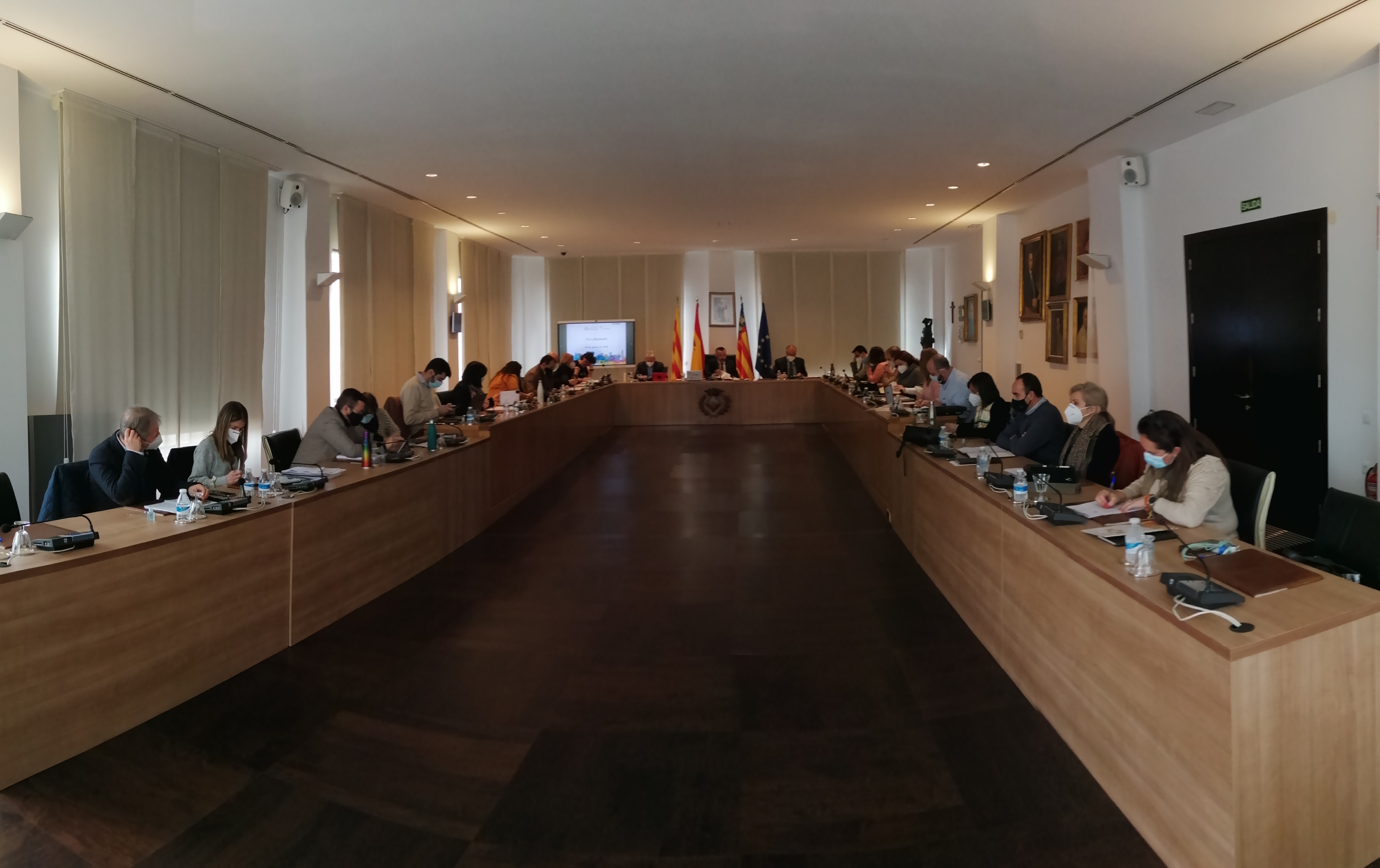 Imagen del pleno ordinario correspondiente a este mes de enero. - 