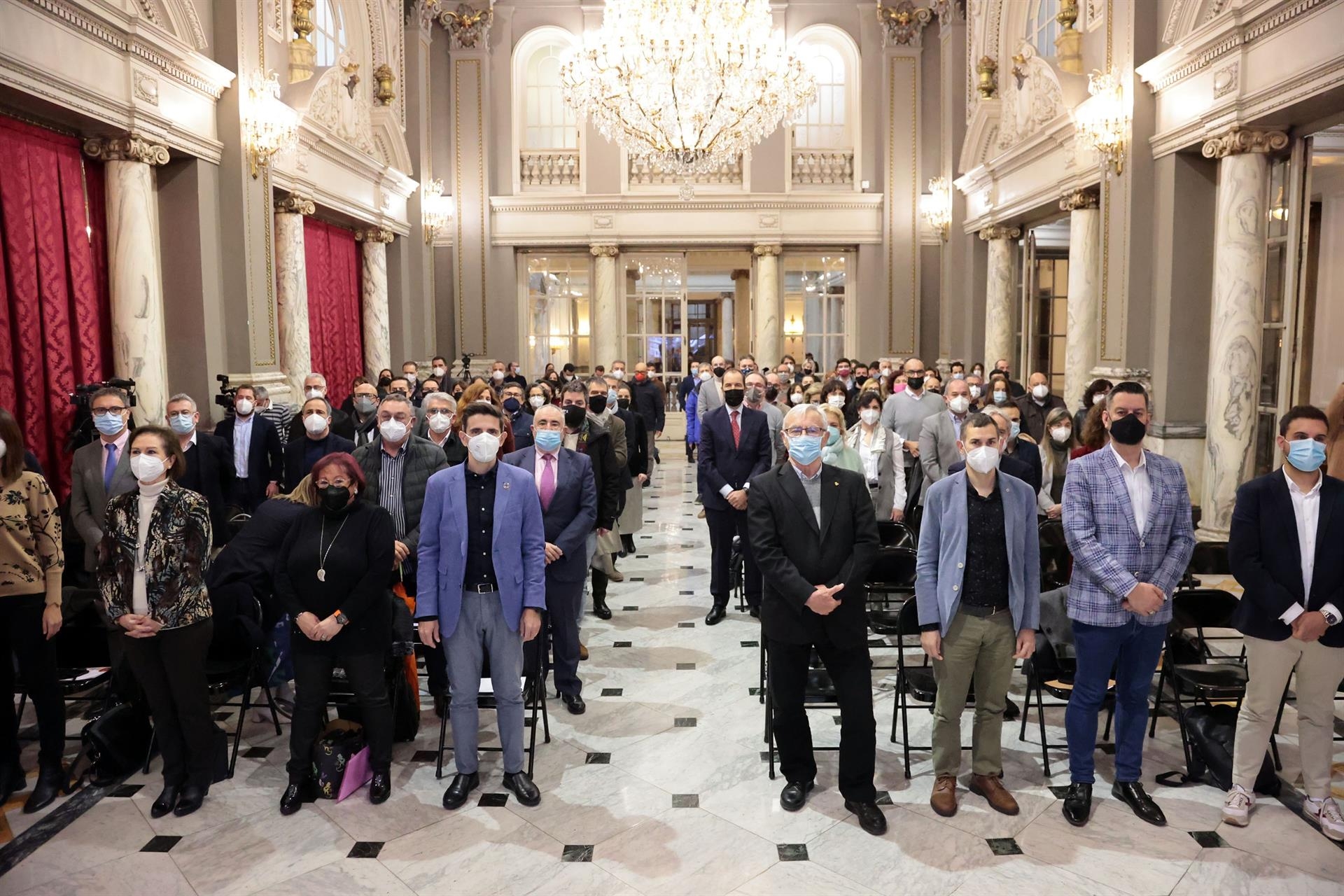 Imagen del acto celebrado en el Ayuntamiento de València sobre la Missió Climàtica València 2030 - Foto: AYUNTAMIENTO DE VALÈNCIA  - 
