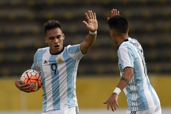 Lautaro Martínez se luce en el sudamericano sub 20