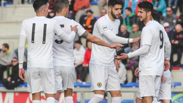 Delgado pone fin a 639 minutos sin marcar de los delanteros del Hércules