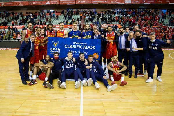 El UCAM CB se clasifica por primera vez para la Copa en 37 años de vida 