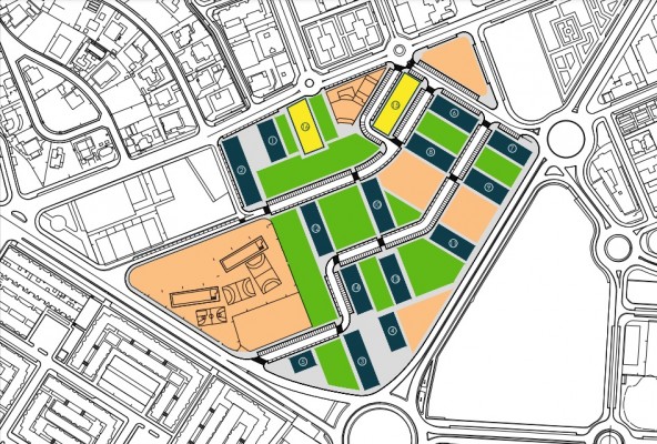 Así se planea esponjar el barrio de San Antón de Elche: la siguiente fase, de cuatro edificios, y uno previo antes
