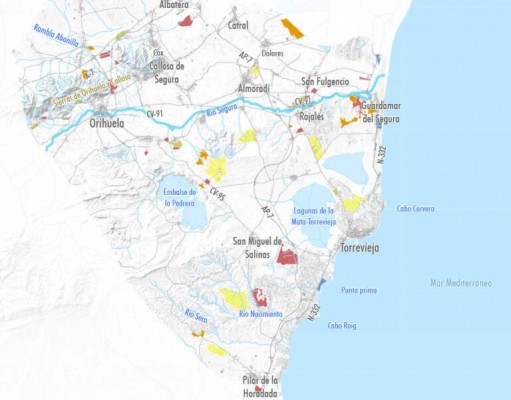 El PAT Vega Baja fija 5,2 millones de m2 de suelo urbanizable a desarrollar en menos de tres años 