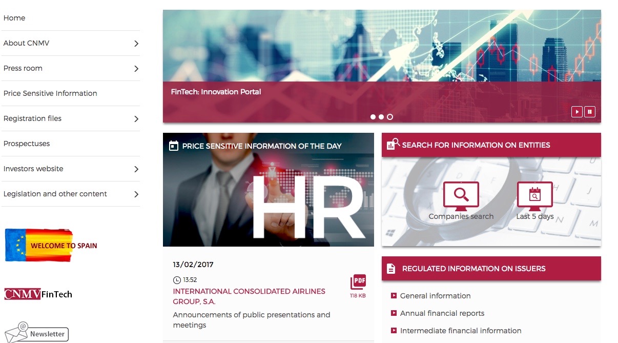 La CNMV renueva su web potenciado el inglés para mejorar su atractivo internacional

