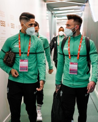El Elche arranca la cita contra el Real Madrid con Lucas Pérez y Guido Carrillo en punta
