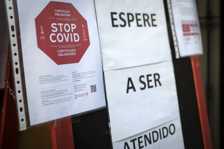Puig señala que la Comunitat no retirará por el momento la exigencia de pasaporte covid