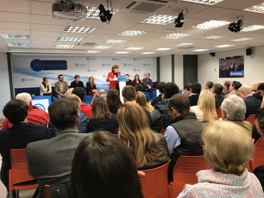El PPCV proclama que todos los militantes podrán elegir a su presidente el 1 y 2 de abril
