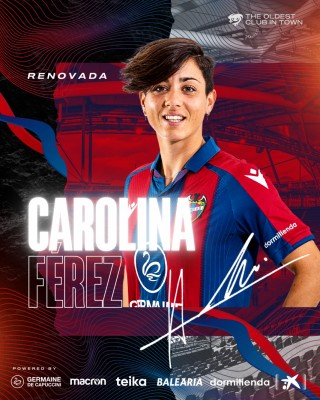 El Levante anuncia la renovación de Carol Férez hasta 2024