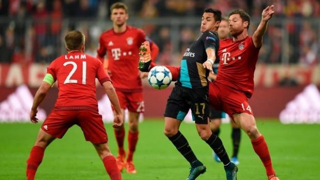 Bayern y Arsenal buscan los cuartos en un cruce emocionante