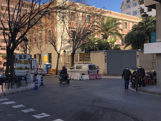 Alicante activa la peatonalización del Centro tras 'pactarla' con las fiestas y ya programa San Blas