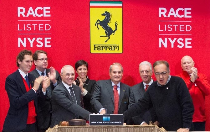 Ferrari patina en bolsa: ayer tocó mínimos y ya cede un 9%