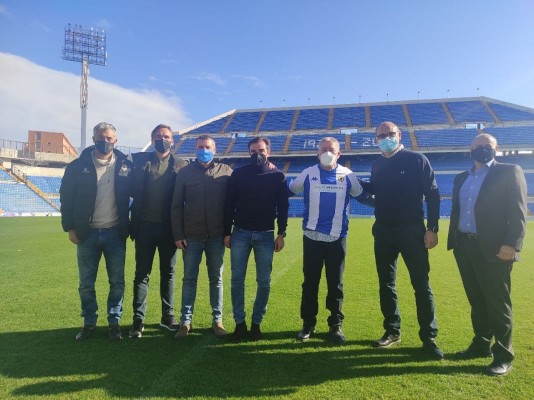 El exjugador argentino Adolfo Troisi 'Charles', embajador del Centenario del Hércules