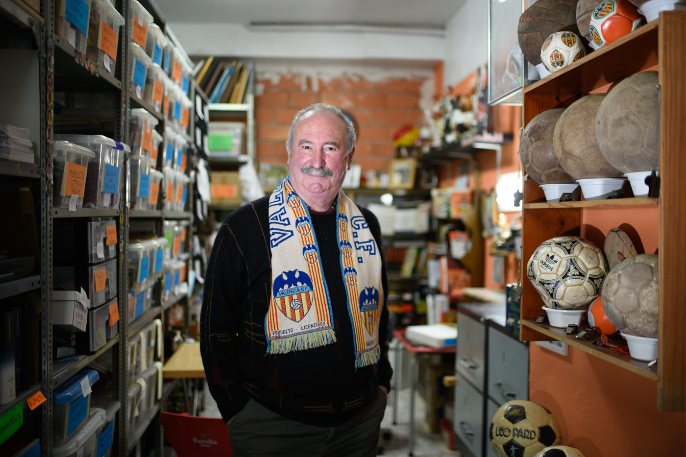 Juan está loco por el Valencia CF